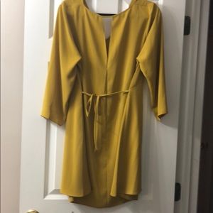 Mustard dress